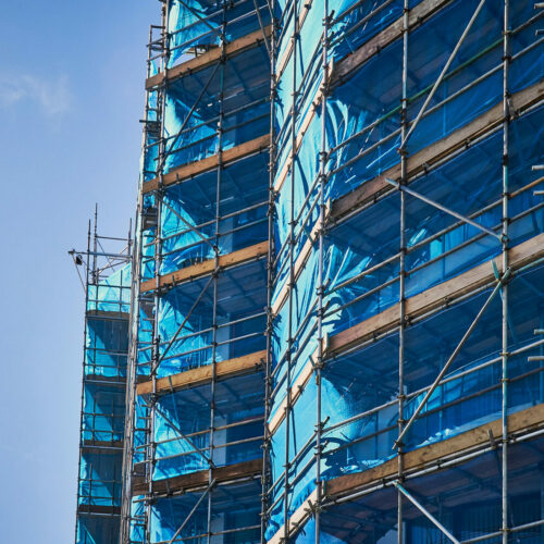 Commercial scaffolding in Hampshire